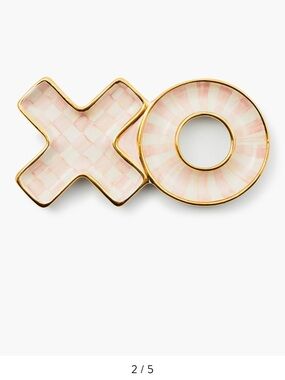 MacKenzie-Childs Rosy XO Dish